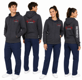 Felpa Unisex Personalizzabile Infermiere, Infermiera, Dottore, Dottoressa e OSS con Nome, Qualifica e Reparto – Cappuccio e Zip Lunga PS 46617