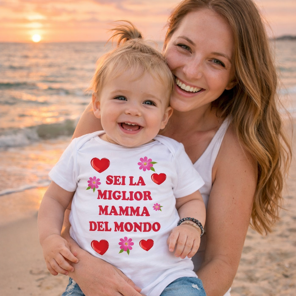 Body Neonato “Sei La Miglior Mamma Del Mondo” Festa della Mamma PS 28180-037