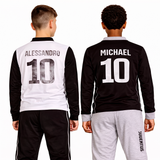 Pigiama Juventus Ragazzo Serafino Mezza Stagione – Personalizzabile – PS 30101