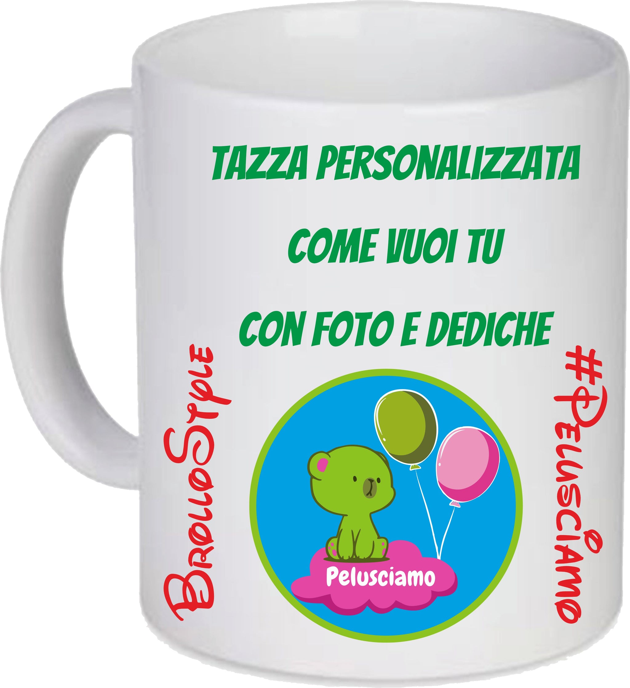 Tazza in Ceramica Personalizzabile – Foto e Dediche – Idea Regalo – PS 09370