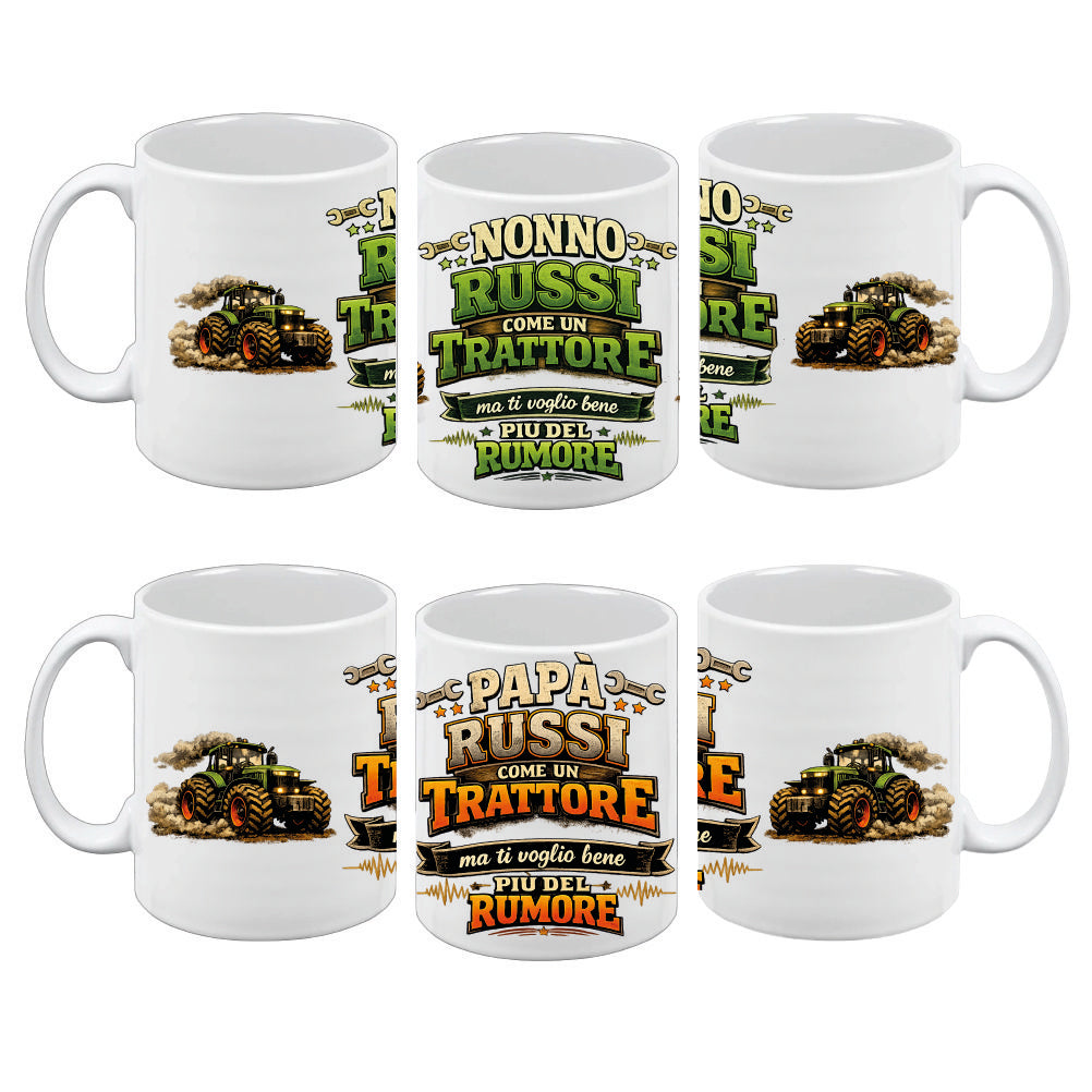 Tazza Regalo Papà/Nonno russi come un trattore – PS 09370-6002