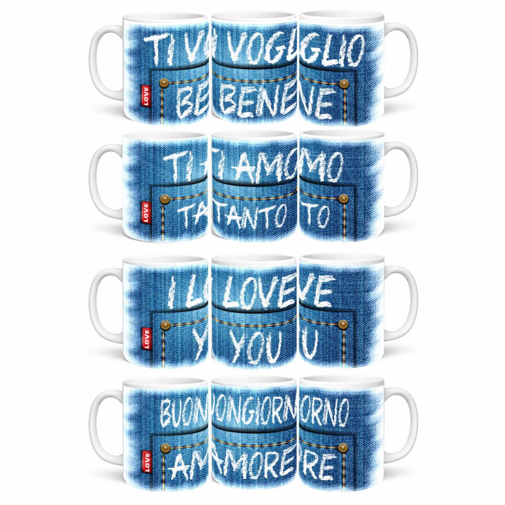 Tazza Regalo effetto jeans – San Valentino – PS 09370-2008