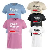 T-Shirt Personalizzabile Unisex “Papà loading...” – Festa del papà – PS 27431-A055