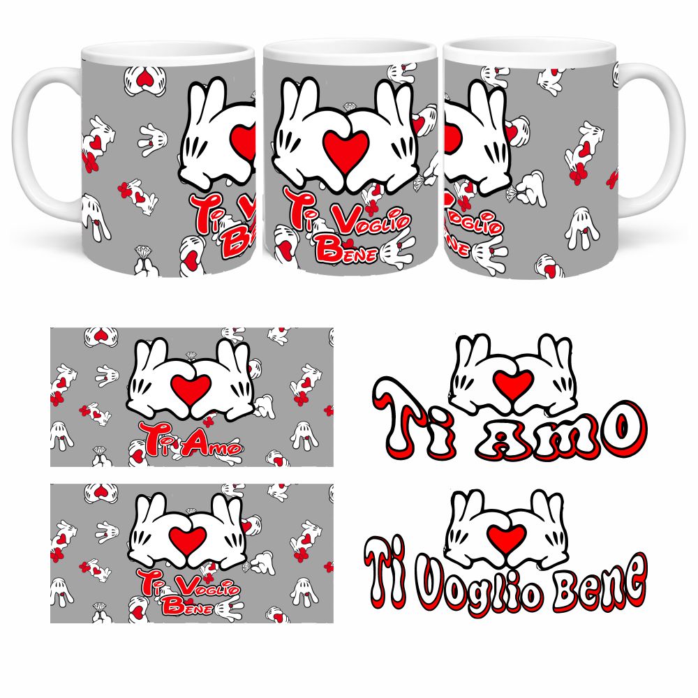 Tazza Regalo Mickey Mouse con dedica – San Valentino – PS 09370-2005