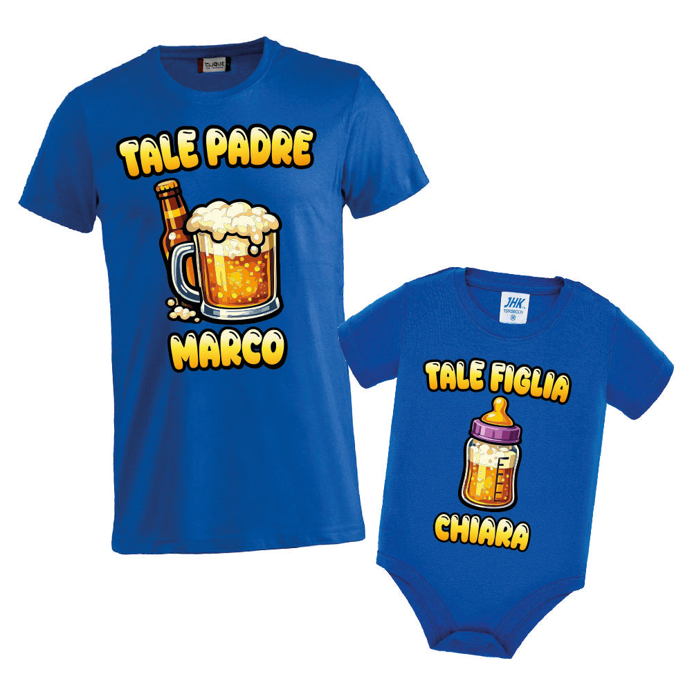 Tshirt e Body "Tale padre, Tale Figlio/a"  – Festa del papà – PS 27431-A141 / 28181-141