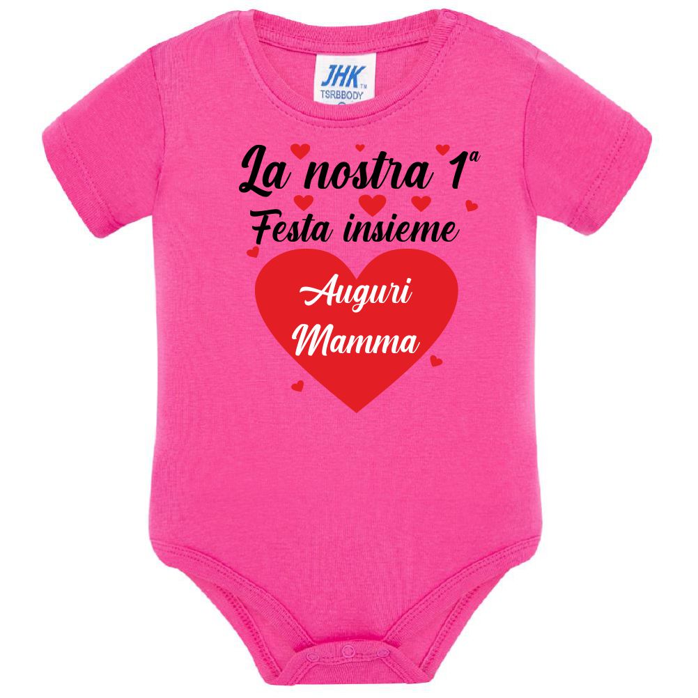 Body Neonato Prima Festa Della Mamma Auguri Mamma – 100% Cotone PS 28180-0015