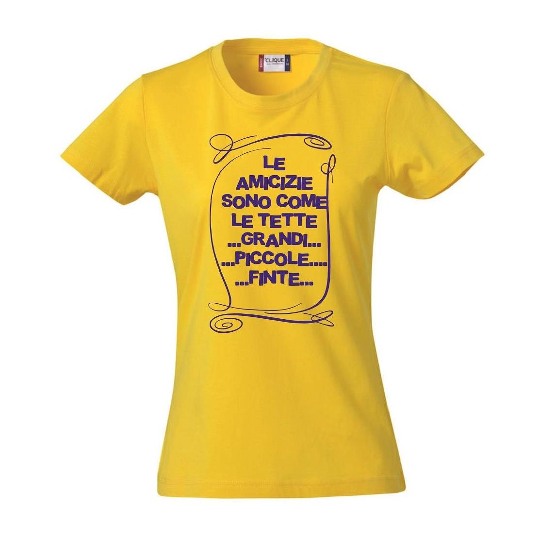 T-Shirt Donna “Le Amicizie Sono Come…” – Maglietta Divertente – PS 28870-012