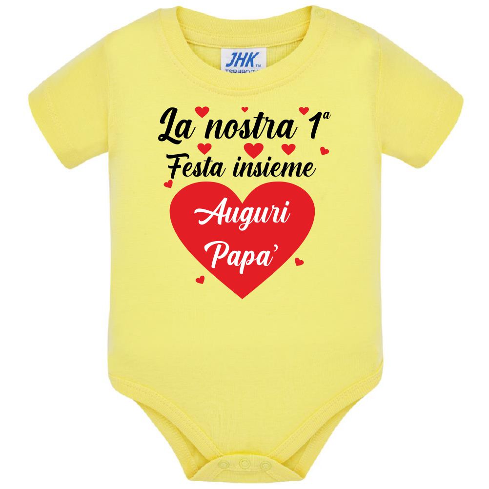 Body Neonato Prima Festa Del Papà “Auguri Papà – 100% Cotone PS 28180-0014