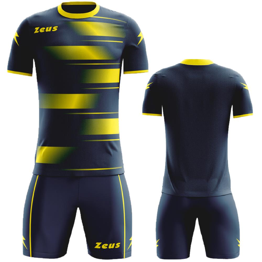 Completo Calcio Zeus Kit Kosmo – Maglia e Pantaloncino – Personalizzabile con Loghi, Nome e Numero PS 17300