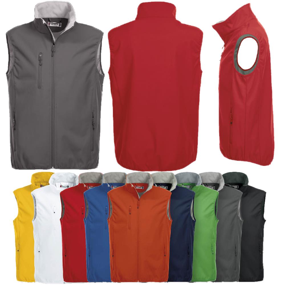 Gilet Classic Softshell Vest Impermeabile Elasticizzato Personalizzabile Cliqué PS 28506 PRS