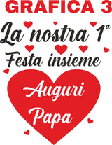 Peluche Orsetto Festa del Papà – Personalizzabile con Nome | Teddy Bear 18 cm PS 33790-002