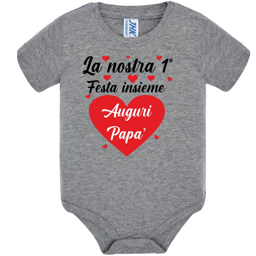 Body Neonato Prima Festa Del Papà “Auguri Papà – 100% Cotone PS 28180-0014