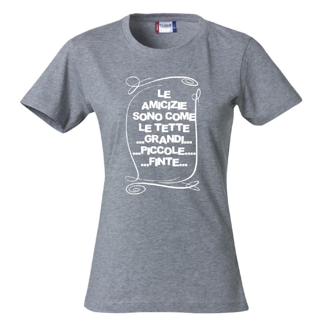 T-Shirt Donna “Le Amicizie Sono Come…” – Maglietta Divertente – PS 28870-012
