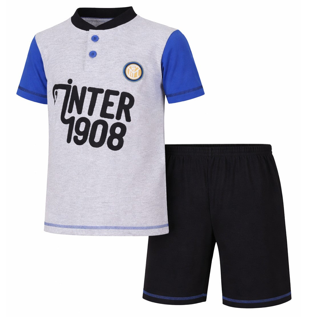 Pigiama Inter Corto Bambino – Personalizzabile con Nome e Numero – PS 30183