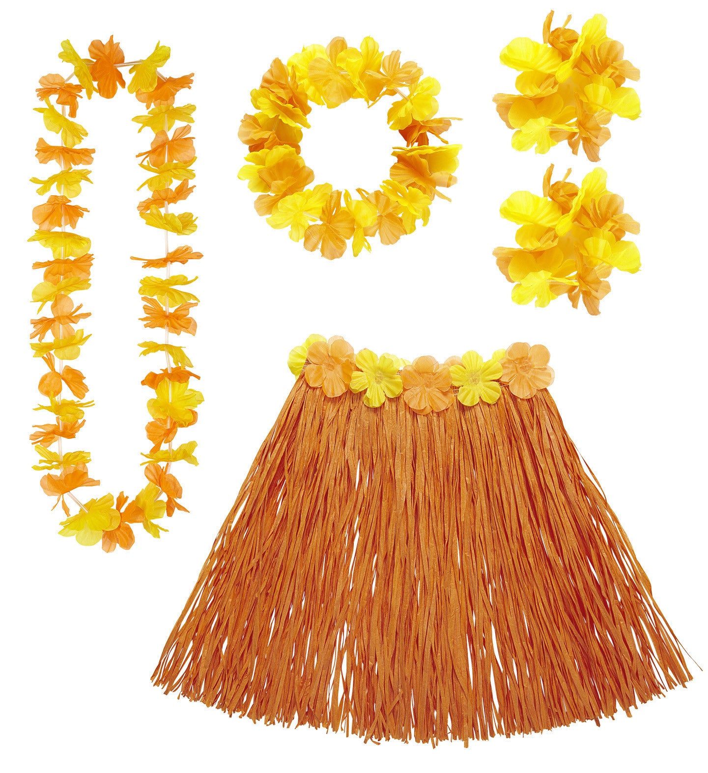 Set Hawaiana con Fiori – Accessorio Costume Carnevale – PS 08171
