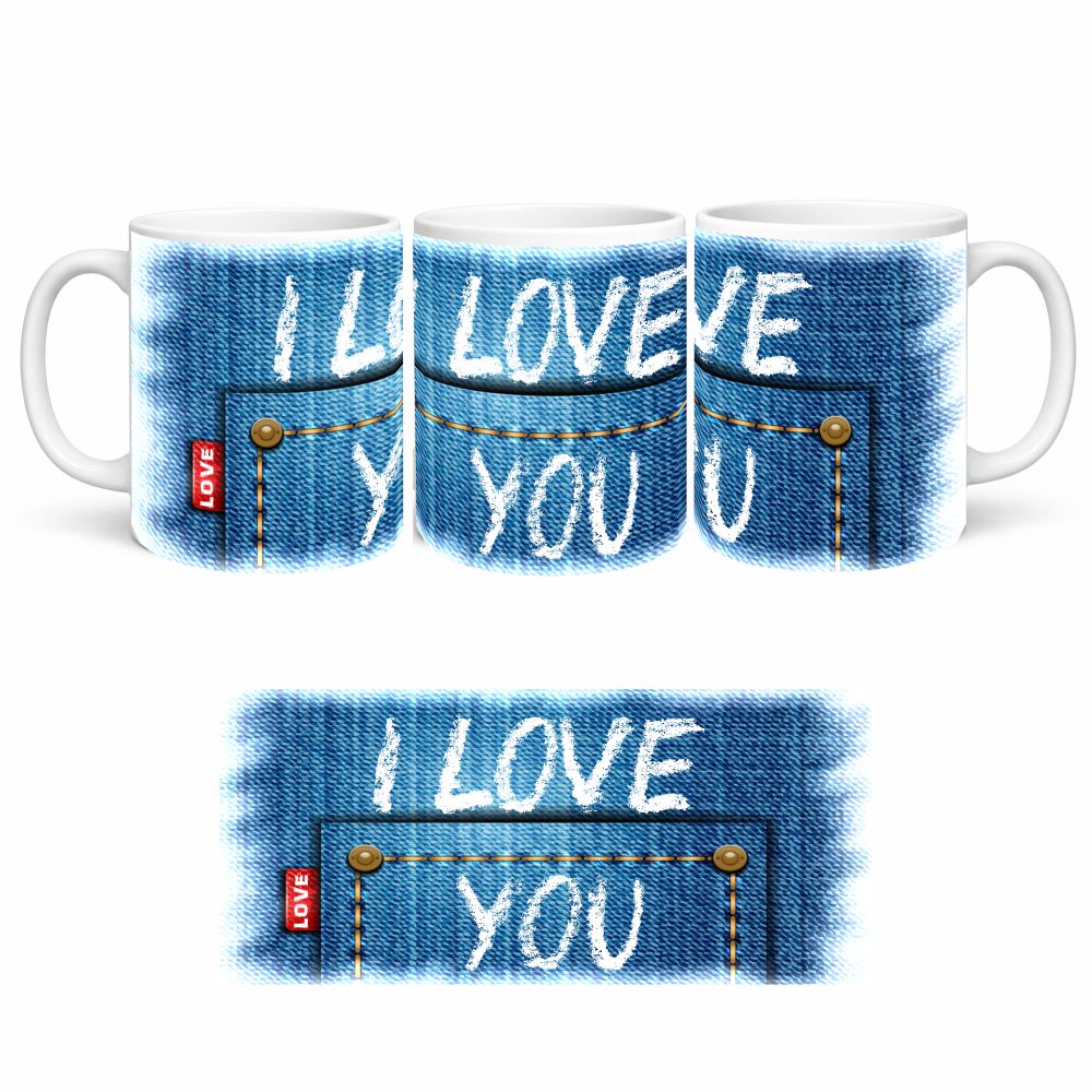 Tazza Regalo effetto jeans – San Valentino – PS 09370-2008