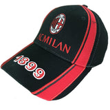 Cappellino Baseball Uomo AC Milan con Visiera – Nero – Taglia Unica – PS 09790