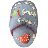 Ciabattone “La Mia Più Grande Fortuna è Averti Incontrato” – Taglia Unica Adulto – Made in Italy PS 05191