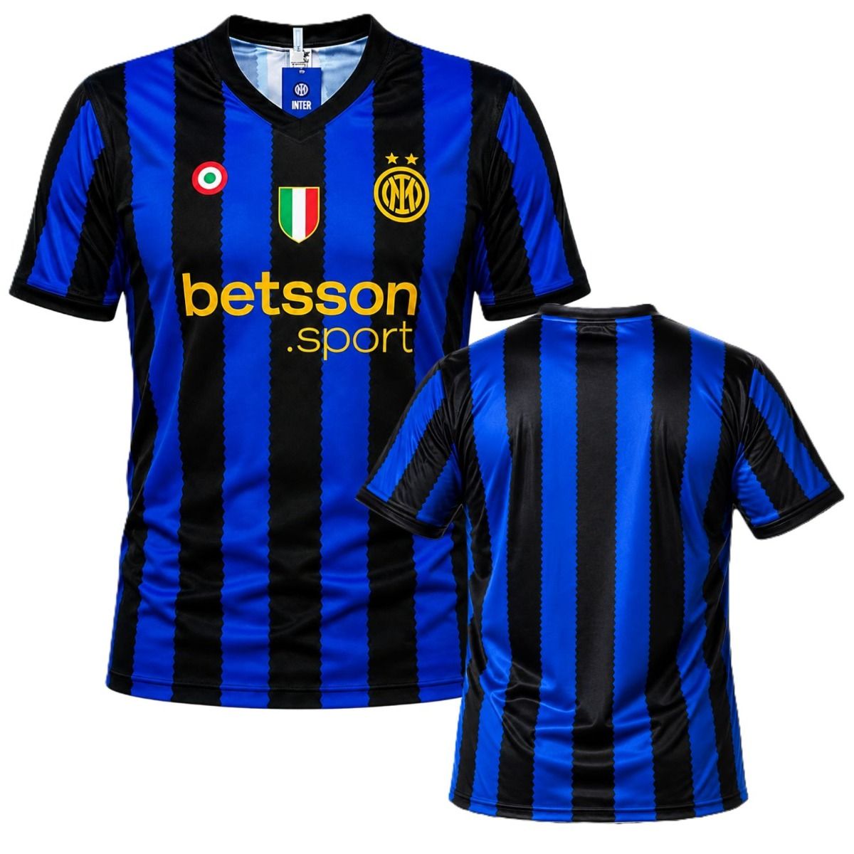 Maglia Calcio Inter Nero Azzurra Campionato 26/27 – Replica Ufficiale FC Internazionale – Personalizzabile con Nome e Numero | Mod. PS 41412-26/27