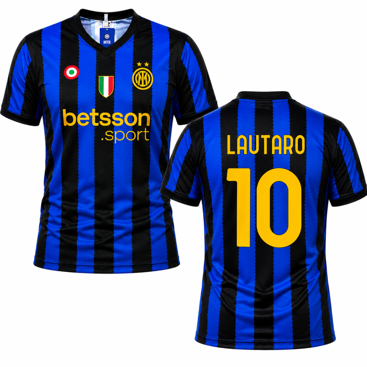 Maglia Calcio Inter Nero Azzurra Campionato 26/27 – Replica Ufficiale FC Internazionale – Personalizzabile con Nome e Numero | Mod. PS 41412-26/27