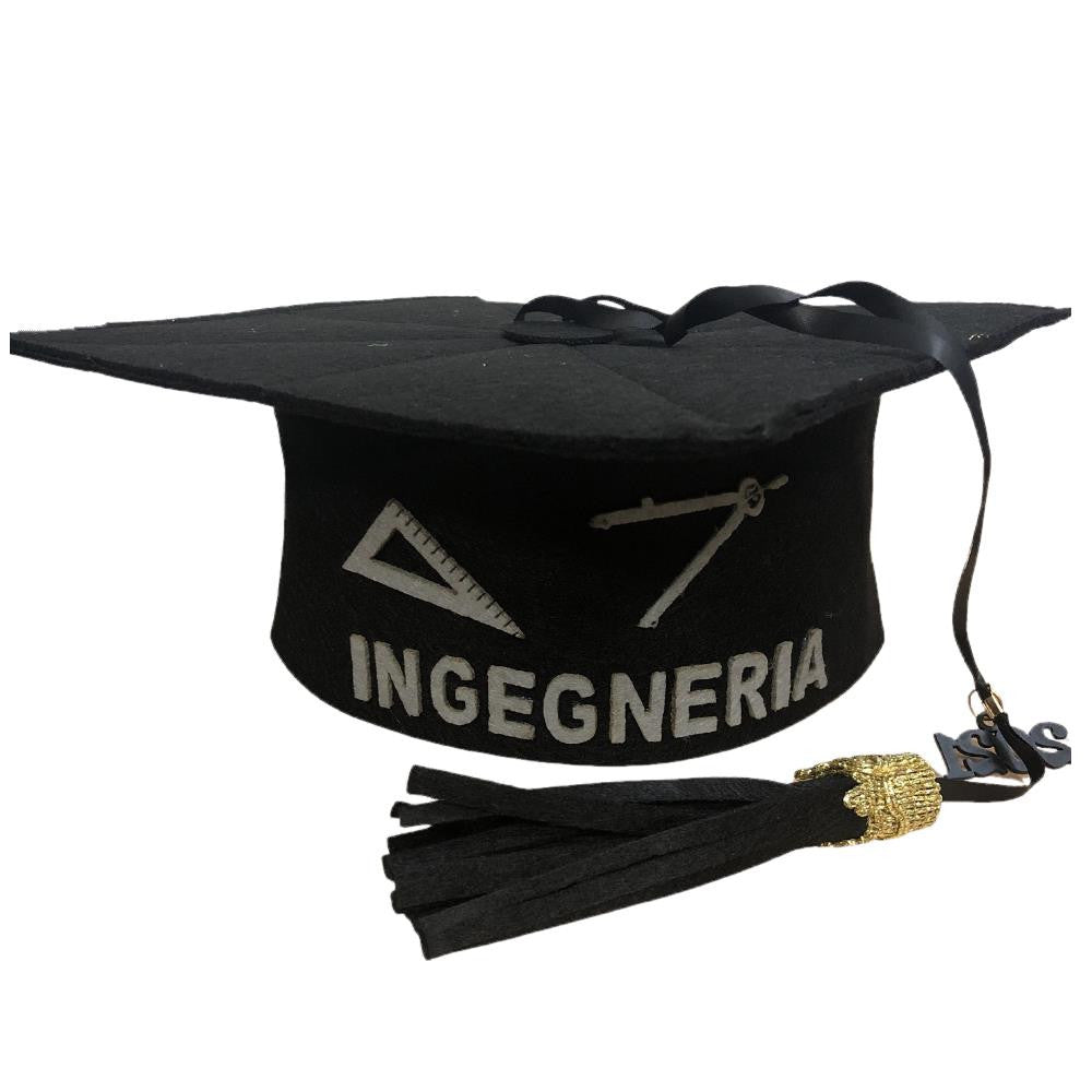 Cappello Laurea Tocco Personalizzato con Scritta – PS 40633