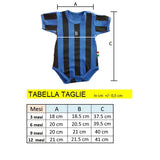 Body Nero Azzurro Appena Nata e Ho Gia Vinto Il Campionato | NeroAzzurri Campioni D'Italia | Personalizzato Nome e Numero PS 32768-INT-011