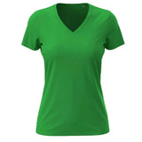 T-Shirt Donna V-Nek Maglia Manica Corta Collo a V Stedman Maglietta Adulto Unisex Personalizzabile PS 33746