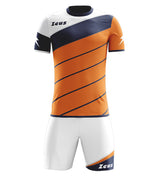 Completo Calcio Zeus Kit Lybra – T-shirt e Pantaloncini Manica Corta – Personalizzabile Loghi, Nome Numero PS 12809