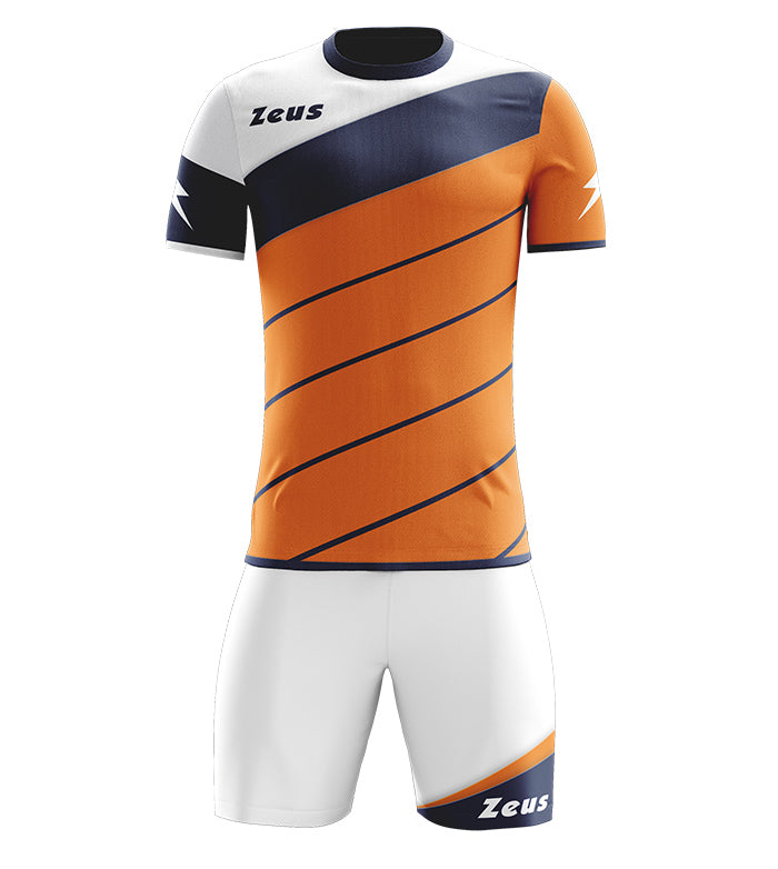 Completo Calcio Zeus Kit Lybra – T-shirt e Pantaloncini Manica Corta – Personalizzabile Loghi, Nome Numero PS 12809