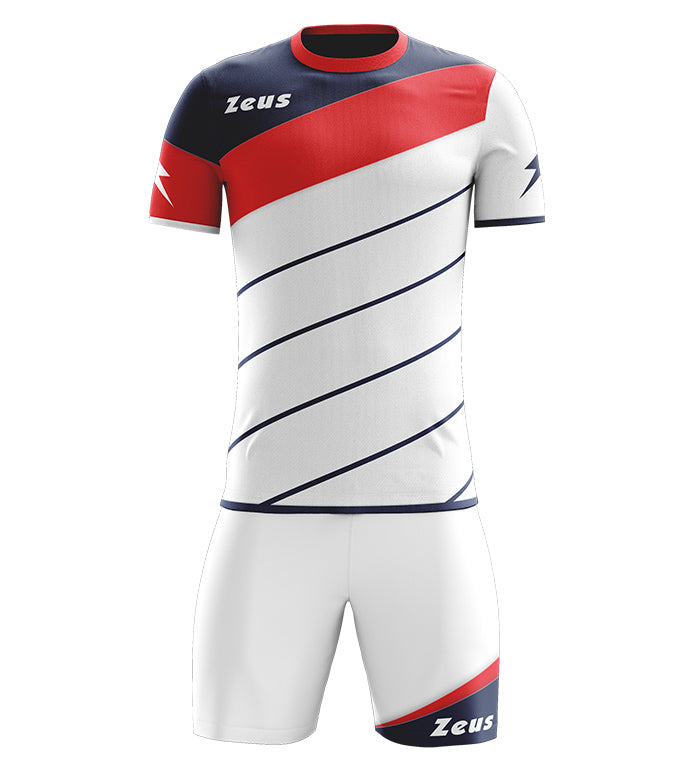 Completo Calcio Zeus Kit Lybra – T-shirt e Pantaloncini Manica Corta – Personalizzabile Loghi, Nome Numero PS 12809