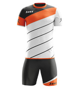 Completo Calcio Zeus Kit Lybra – T-shirt e Pantaloncini Manica Corta – Personalizzabile Loghi, Nome Numero PS 12809