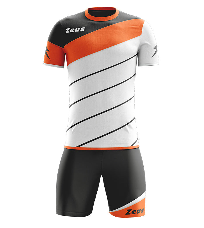 Completo Calcio Zeus Kit Lybra – T-shirt e Pantaloncini Manica Corta – Personalizzabile Loghi, Nome Numero PS 12809