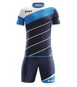Completo Calcio Zeus Kit Lybra – T-shirt e Pantaloncini Manica Corta – Personalizzabile Loghi, Nome Numero PS 12809