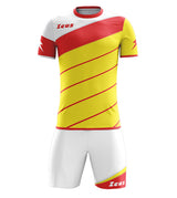 Completo Calcio Zeus Kit Lybra – T-shirt e Pantaloncini Manica Corta – Personalizzabile Loghi, Nome Numero PS 12809
