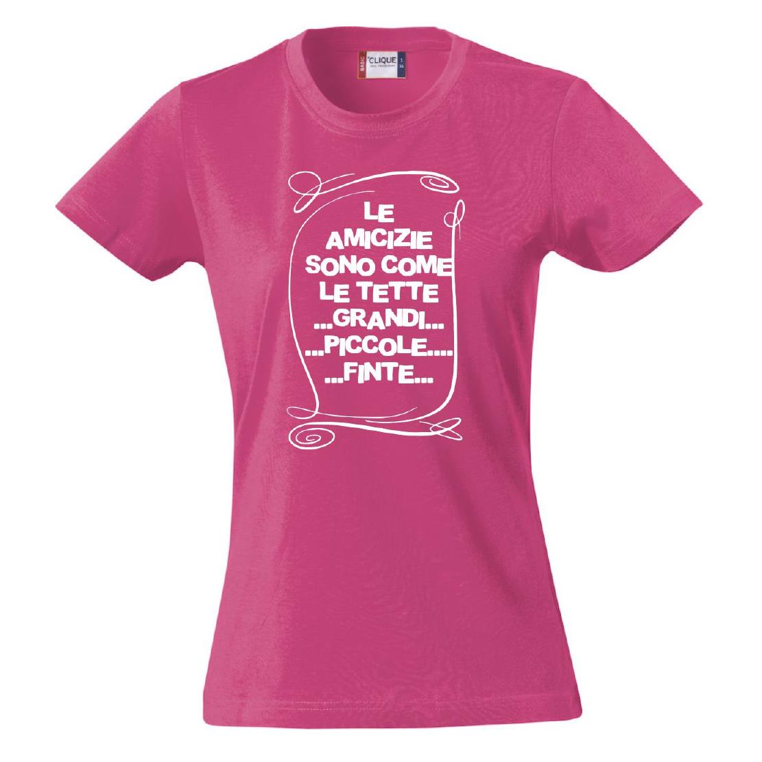 T-Shirt Donna “Le Amicizie Sono Come…” – Maglietta Divertente – PS 28870-012