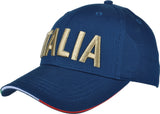 Cappellino Adulto con Visiera Tricolore – Prodotto Ufficiale Italia Nazionale Calcio (FIGC)  PS 05060