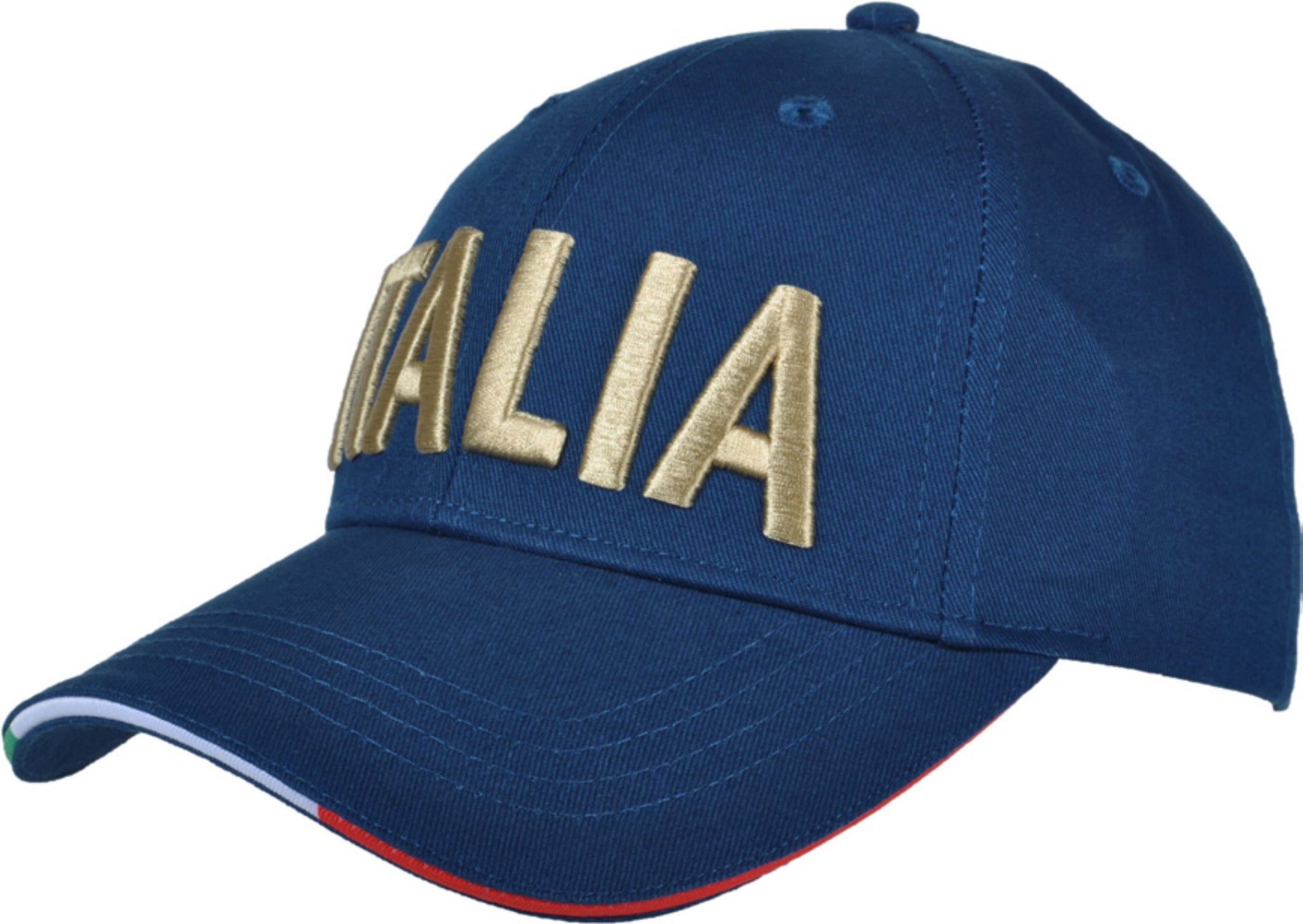 Cappellino Adulto con Visiera Tricolore – Prodotto Ufficiale Italia Nazionale Calcio (FIGC)  PS 05060