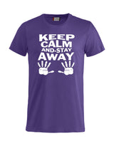 T-Shirt “Keep Calm And Stay Away” Uomo – Maglietta Simpatica con Stampa – PS 27431-A013