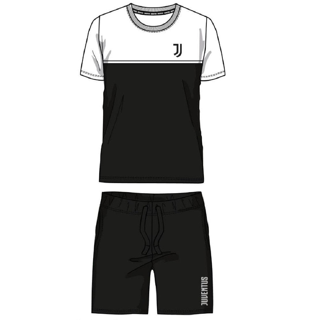 Pigiama Juve Corto da Adulto Juventus – Prodotto Ufficiale Personalizzabile  – PS 46701