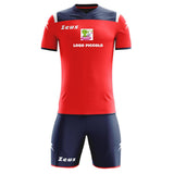 Completo Calcio Zeus Kit Vesuvio – Maglia e Pantaloncino – Personalizzabile con Nome, Numero e Loghi PS 12810