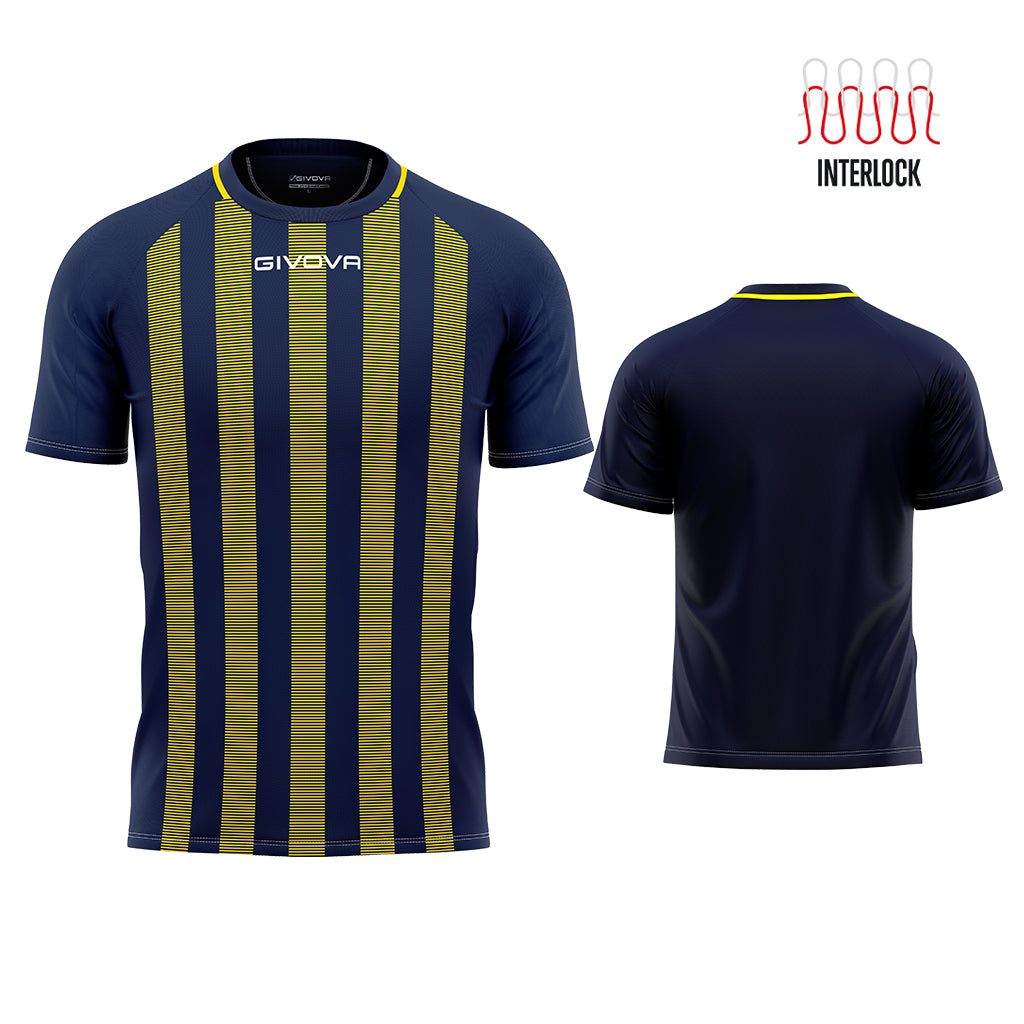 T-Shirt Calcio TRATTO – Givova – Personalizzabile Loghi Nome Numero – Cod. 41363 PRS