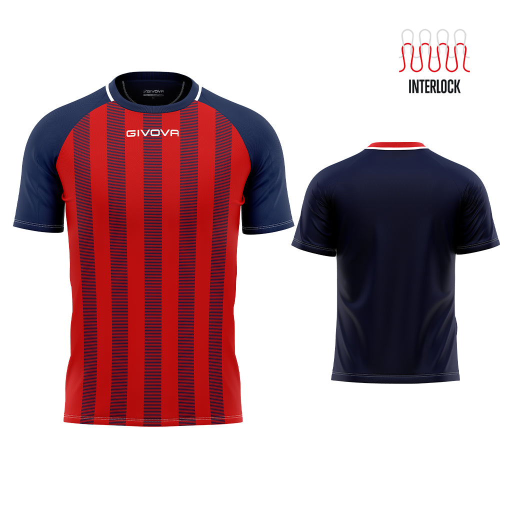 T-Shirt Calcio TRATTO – Givova – Personalizzabile Loghi Nome Numero – Cod. 41363 PRS