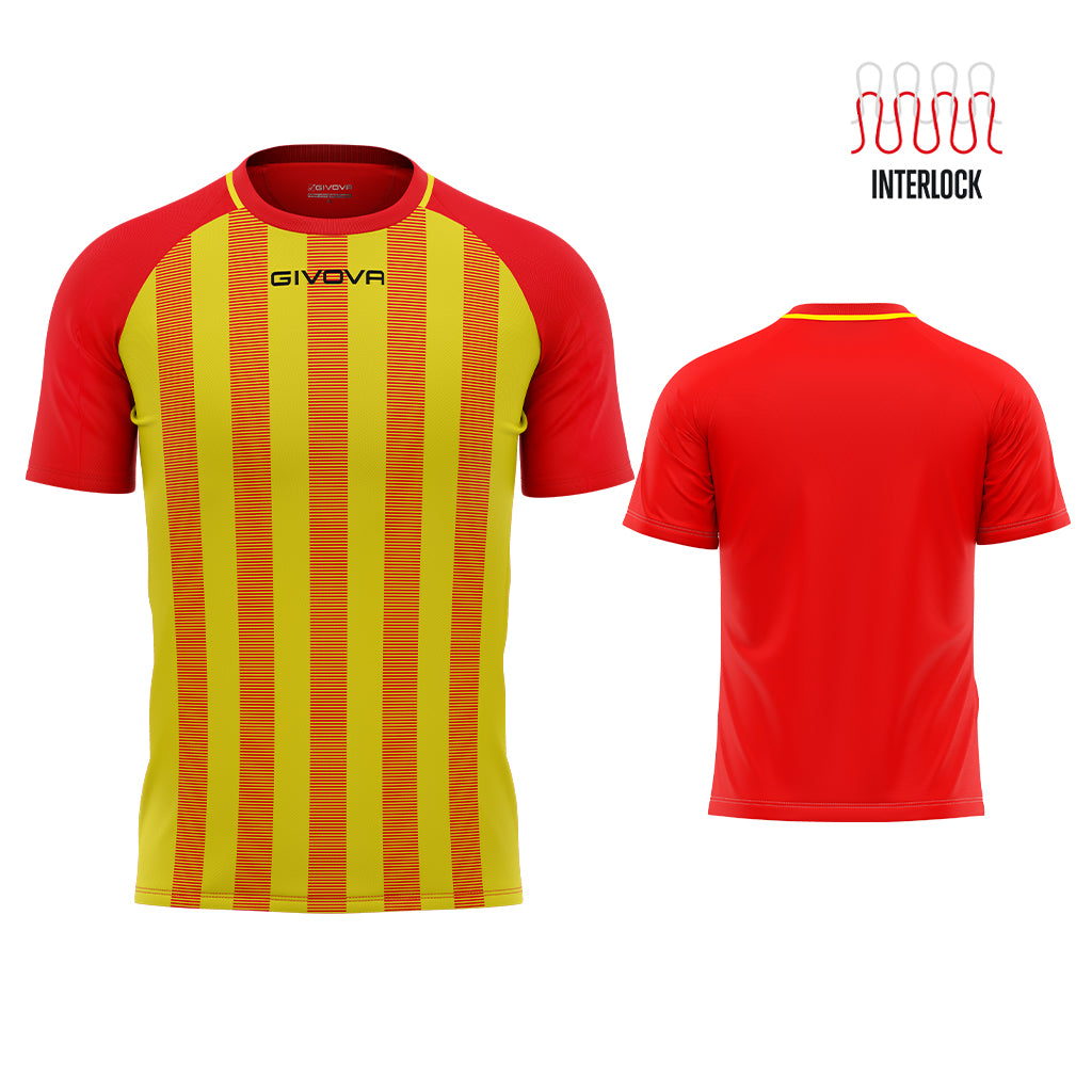 T-Shirt Calcio TRATTO – Givova – Personalizzabile Loghi Nome Numero – Cod. 41363 PRS