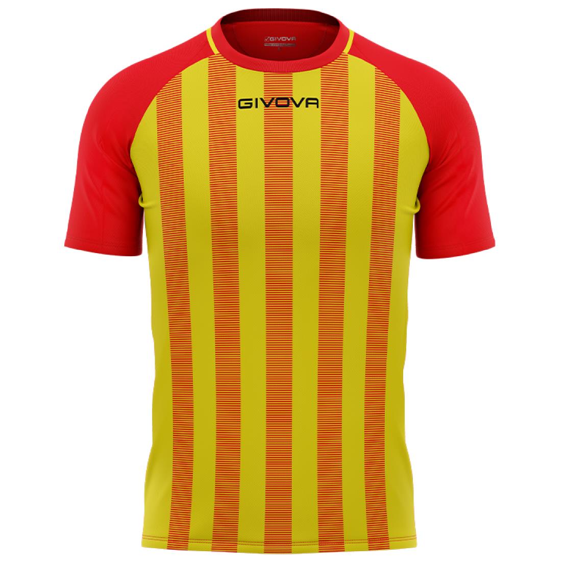 T-Shirt Calcio TRATTO – Givova – Personalizzabile Loghi Nome Numero – Cod. 41363 PRS