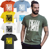 T-shirt Messi 10 Tifosi Calcio Argentina 100% Cotone Personalizzabile Con Nome e Numero PS 27431-A034