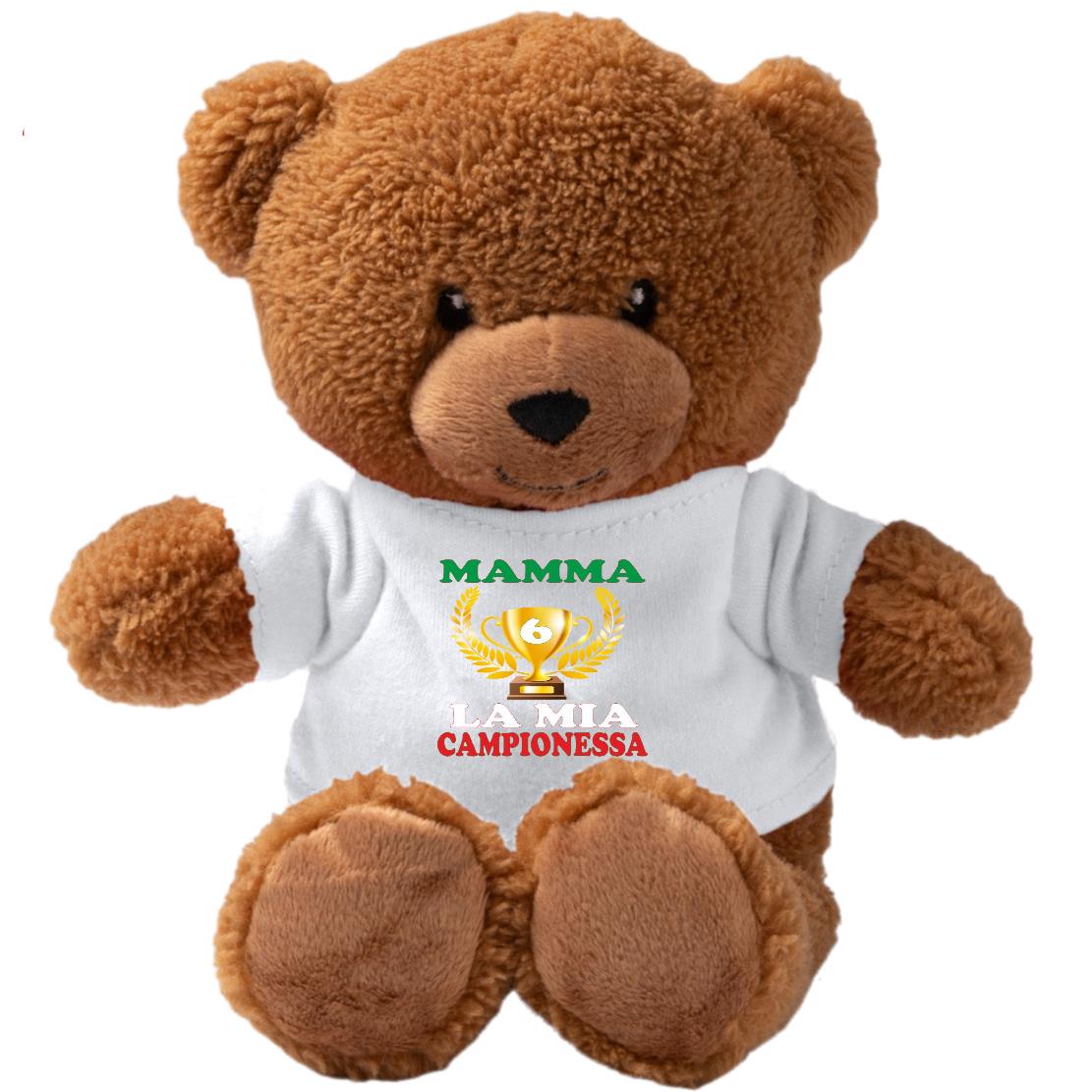 Peluche Orsetto Festa della Mamma – Personalizzabile con Nome | Teddy Bear 18 cm PS 33790-005