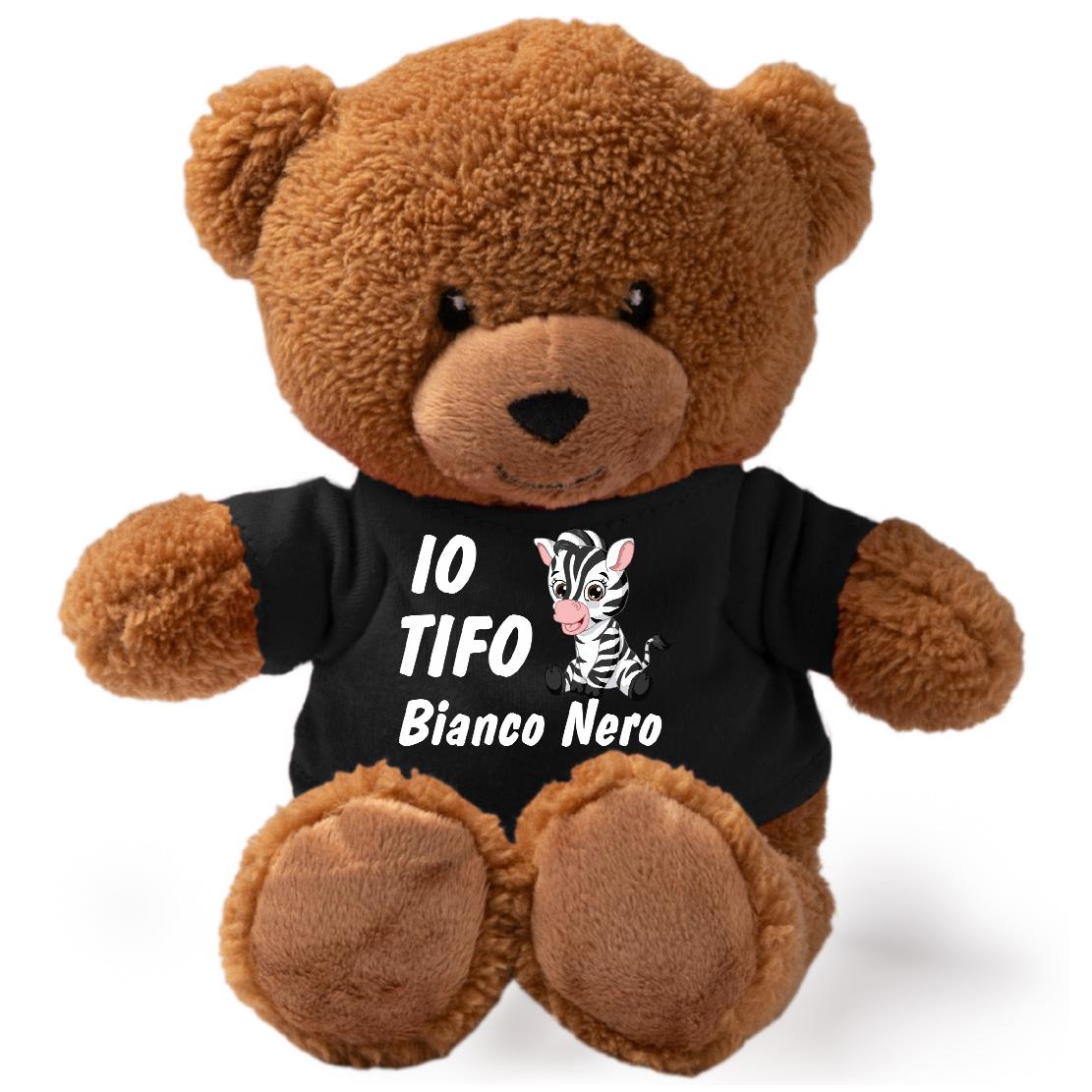 Peluche Orsetto Calcio Squadra del Cuore – Personalizzabile con Nome | Teddy Bear 18 cm PS 33790-001