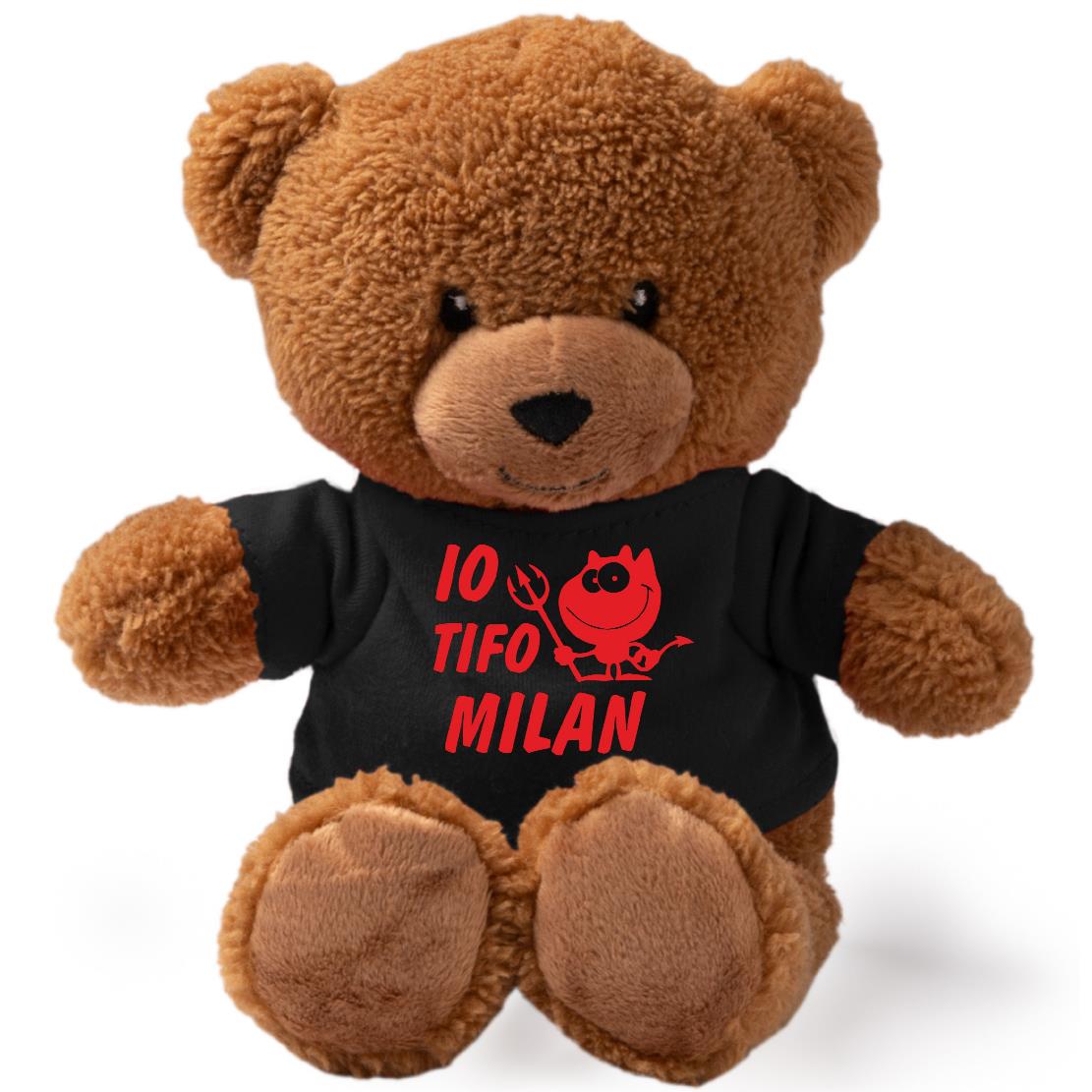 Peluche Orsetto Calcio Squadra del Cuore – Personalizzabile con Nome | Teddy Bear 18 cm PS 33790-001