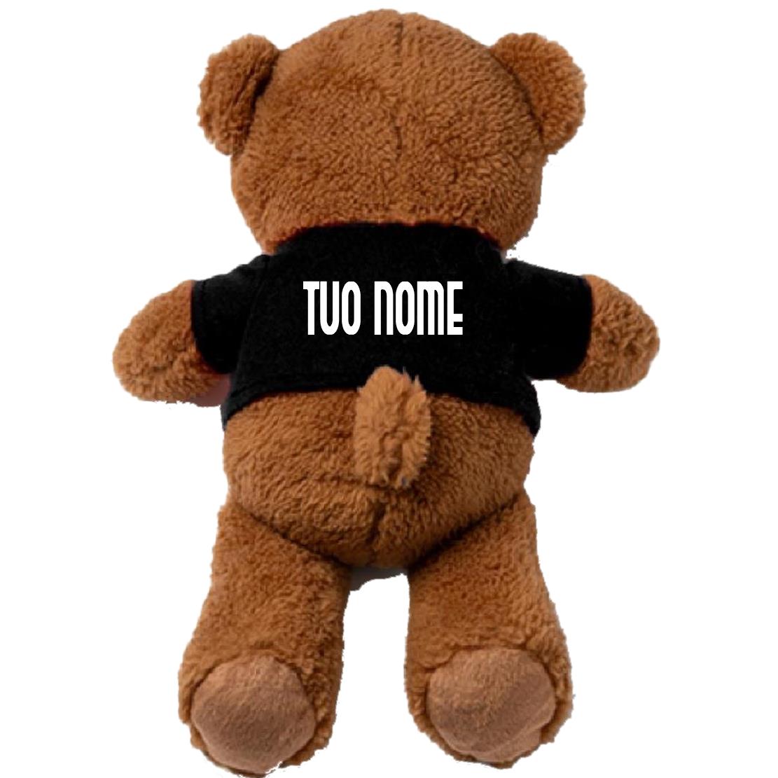 Peluche Orsetto Calcio Squadra del Cuore – Personalizzabile con Nome | Teddy Bear 18 cm PS 33790-001