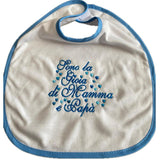 Bavaglino Ricamato “Sono la Gioia dei Miei…” – Bavaglini Personalizzati – PS 09874-001